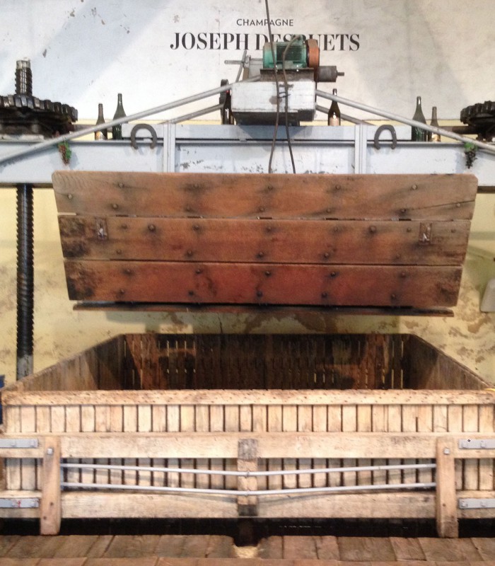 Champagne day trip- One of the oldest presses in Hautvillers
